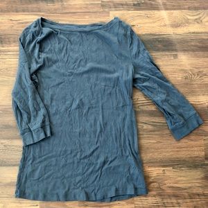 Old Navy Gray Boatneck Shirt